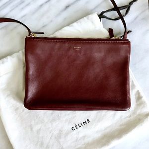 Authentic Celine Trio shoulder bag